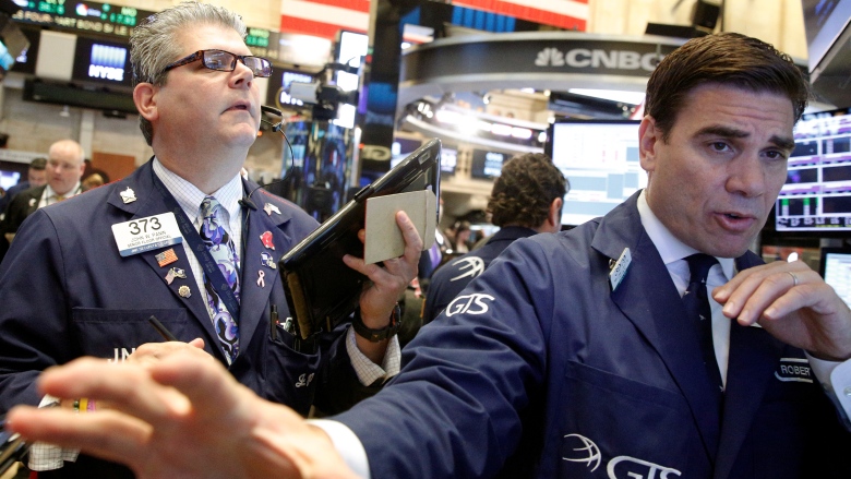 Traders work on the floor of the New York Stock Exchange in New York City, New York, on Tuesday. (Brendan McDermid/Reuters)