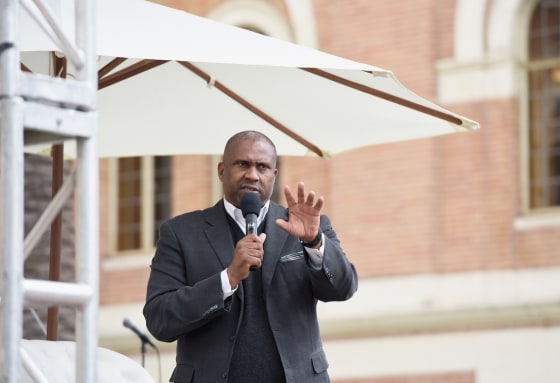 Author Tavis Smiley speaks at the 2016 Los Angeles Times Festival of Books at USC on April 10, 2016 in Los Angeles, California.Tara Ziemba / Getty Images