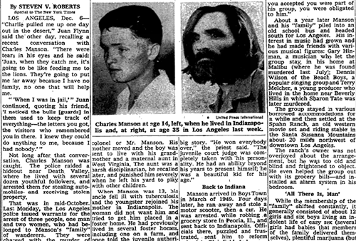 Charles Manson was born into loneliness with a mother who did not want him. His long police record began in his adolescent years.
