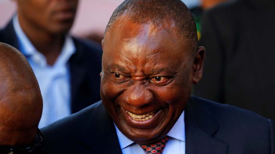 South African President Cyril Ramaphosa © Mike Hutchings / Reuters