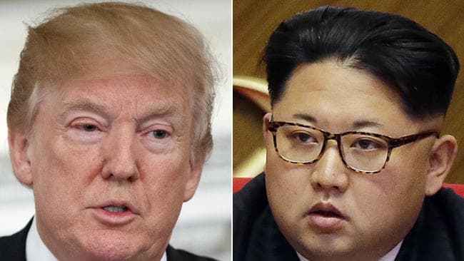 U.S. President Donald Trump and North Korean leader Kim Jong-un. Picture: APSource:AP