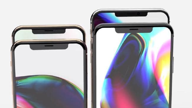 The “notch” could be slimmed down for future Apple iPhone models.Source:Supplied