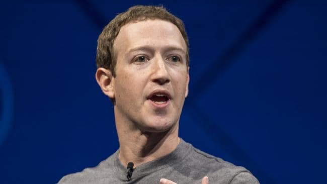Hero to zero. Mark Zuckerberg is copping a backlash over his delay in speaking out. Picture: David Paul Morris/Bloomberg.Source:Supplied