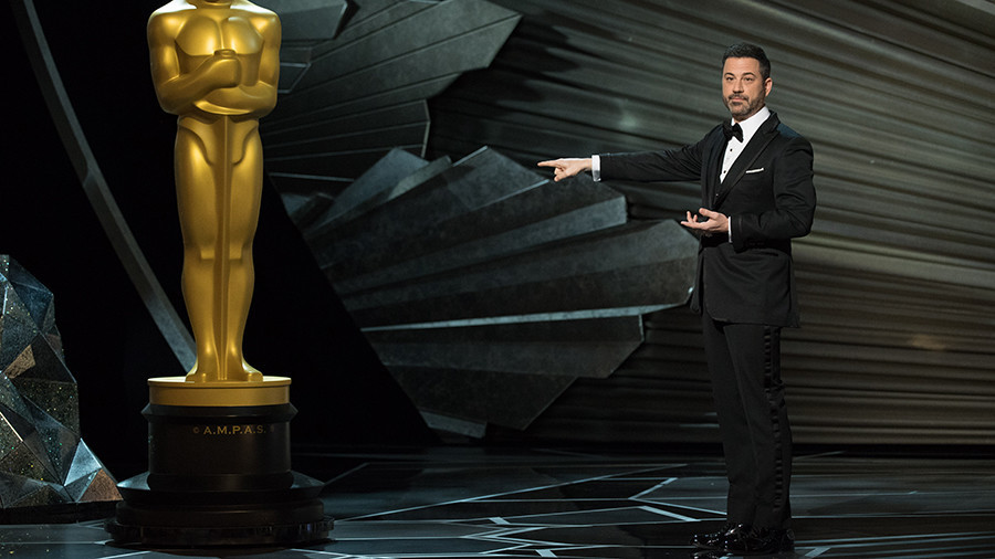 Jimmy Kimmel at the 90th Academy Awards on Sunday © Aaron Poole / Global Look Press