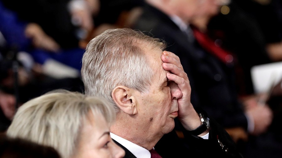 FILE PHOTO. Czech President Milos Zeman. © David W. Cerny / Reuters