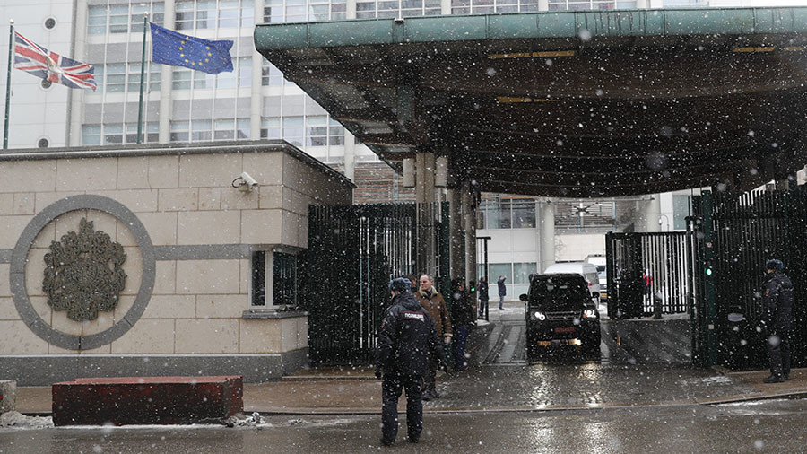 British embassy in Moscow, Russia. © Tatyana Makeyeva / Reuters