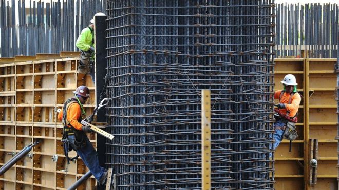 GETTY IMAGES /February saw the biggest rise in construction jobs since 2007