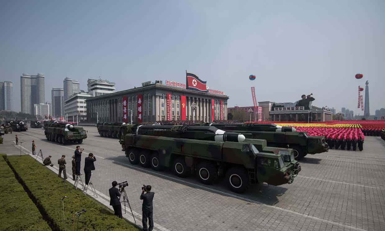 Chinese experts also flagged the need to monitor for radioactive leaks from North Korea’s nuclear test site. Photograph: Ed Jones/AFP/Getty Images