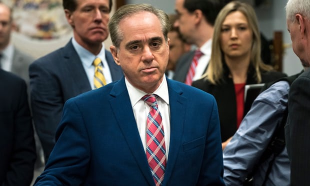 ‘There would be no reason for me to resign. I made a commitment, I took an oath, and I was here to fight for our veterans’, David Shulkin said on NBC’s Meet the Press on Sunday. Photograph: Jim Lo Scalzo/EPA