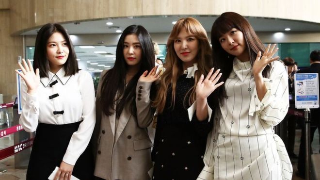 GETTY IMAGES / Girl group Red Velvet are among the South Korean bands that have headed to the North