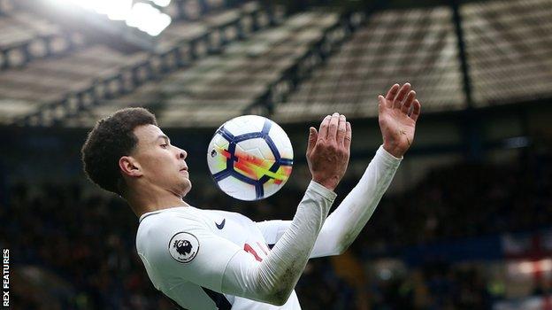 Alli made his 100th Premier League appearance on Sunday - he has scored 36 goals for Spurs in that competition, made 25 assists and created 167 chances