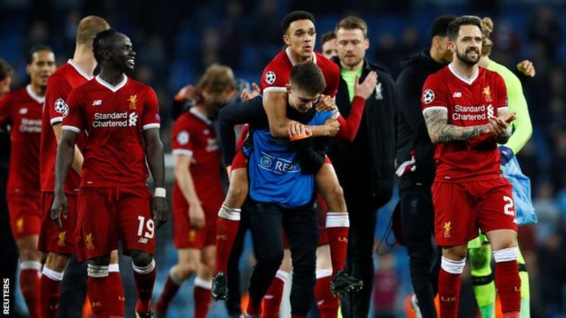 Liverpool were 5-1 aggregate winners over Manchester City in the quarter-finals