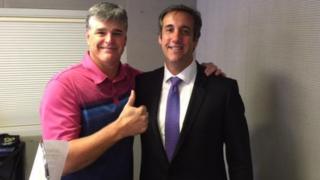 Sean Hannity (left) and Michael Cohen / TWITTER/ SEAN HANNITY / Sean Hannity (left) and Michael Cohen