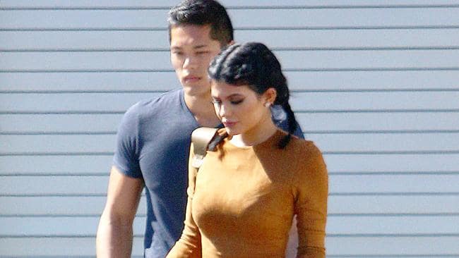 Kylie Jenner being shadowed by Tim Chung. Picture: Splash NewsSource:Splash News Australia