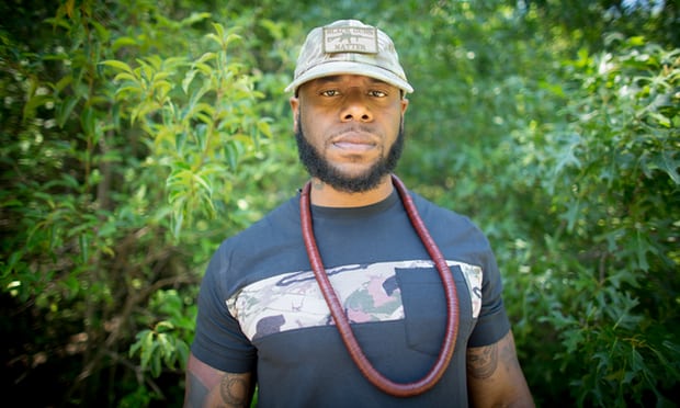 Rakem Balogun on being secretly watched by the FBI: ‘It’s tyranny at its finest.’ Photograph: Allison V Smith for the Guardian R