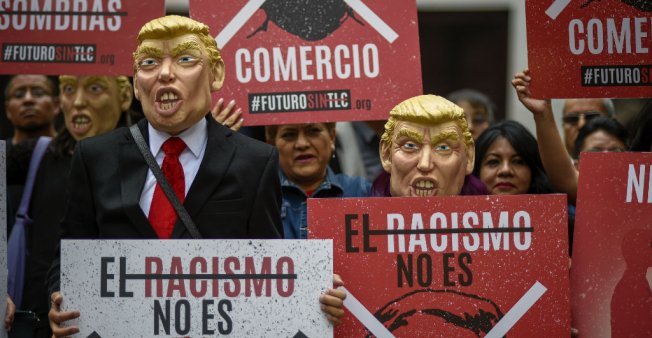 © Alfredo Estrella, AFP | All the Mexican presidential candidates are hostile to Trump.