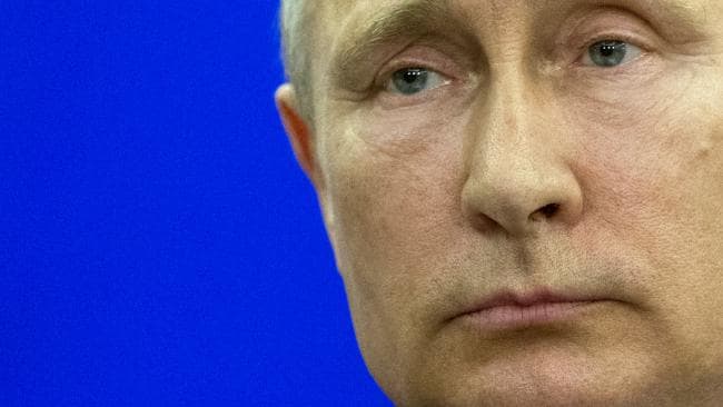 British MPs have been told Russian President Vladimir Putin is being supported by the flow of ‘dirty Russian money’ through London. Picture: AP Photo/Alexander ZemlianichenkoSource:AP