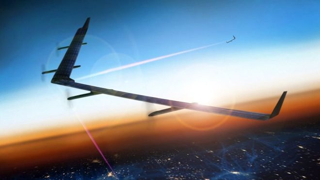 FACEBOOK / Facebook had been hoping to offering connectivity by sending data between a fleet of drones