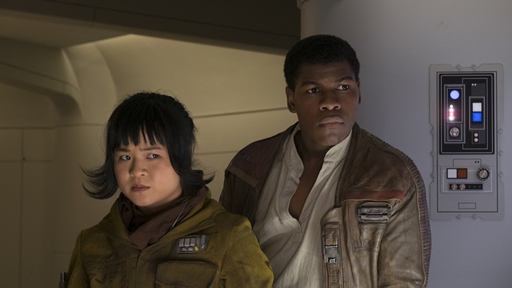 Kelly Marie Tran and John Boyega as Rose and Finn in 'Star Wars: The