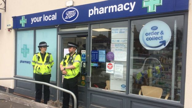 The Amesbury branch of Boots was closed on Wednesday morning as a "precautionary measure"