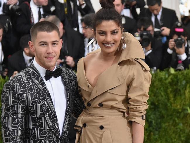 Nick Jonas and Priyanka Chopra, engaged after a tidy eight weeks. Picture: GettySource:Supplied