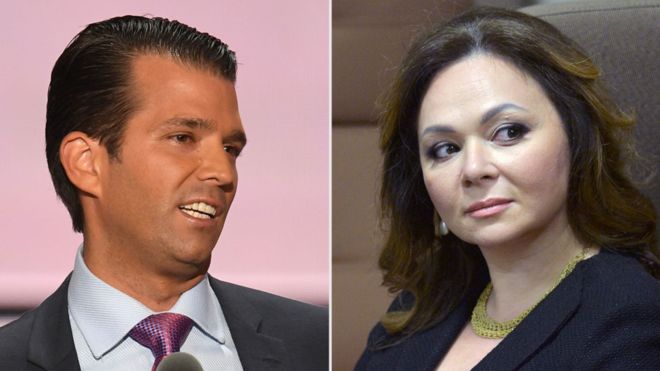 AFP / Controversy surrounds Donald Trump Jr's meeting with Natalia Veselnitskaya in June 2016