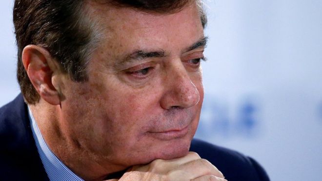 REUTERS / Paul Manafort resigned as chair of President Trump's election campaign after two months