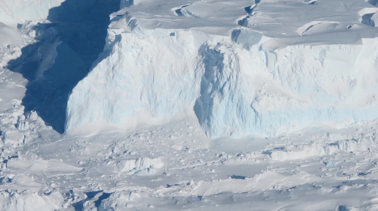 Thwaites Glacier acts like a giant cork that holds back the West Antarctic Ice Sheet.James Yungel / NASA