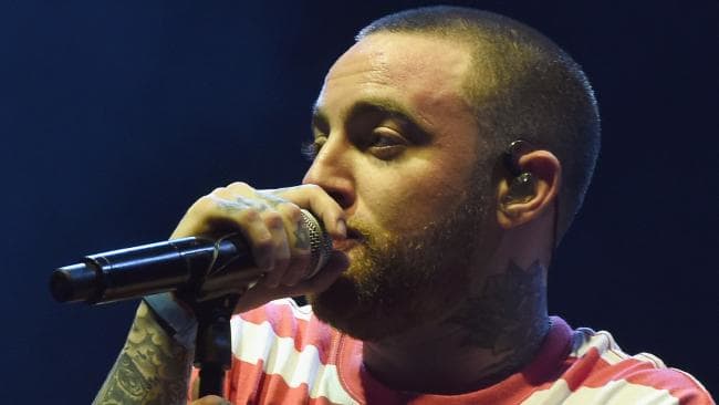 Rapper Mac Miller, real name Malcolm McCormick, died of an apparent overdose at his San Fernando Valley home on Friday. Picture: Getty ImagesSource:Getty Images