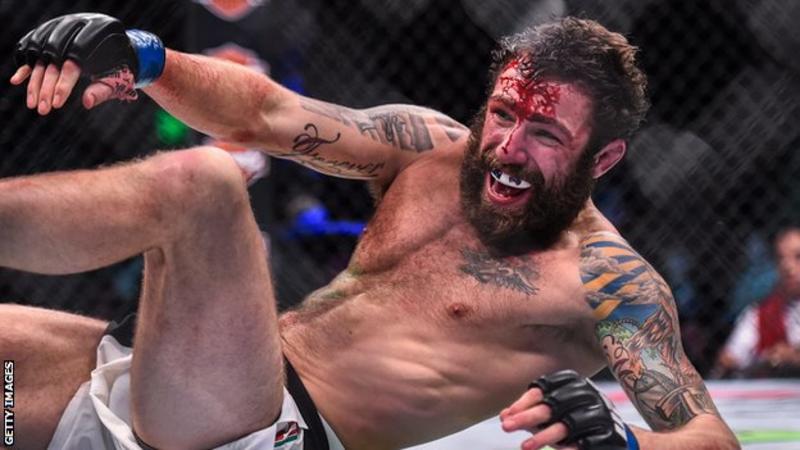 Michael Chiesa has won 14 and lost four of his 18 UFC fights