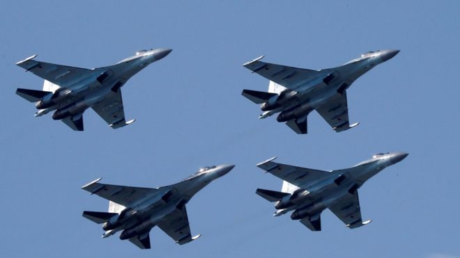 REUTERS / The sanctions relate to China's purchase of 10 Russian Sukhoi Su-35 fighter jets