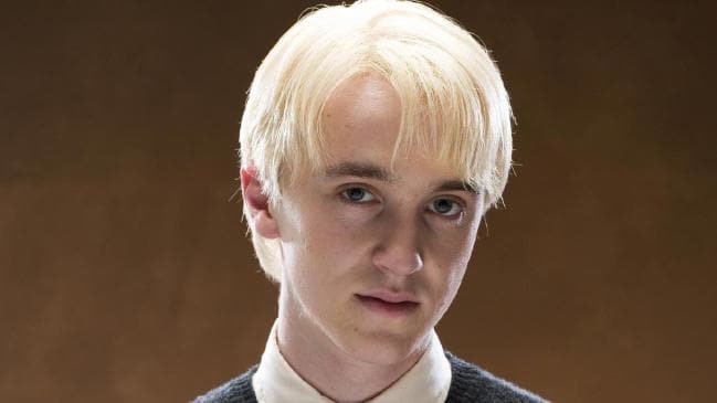 Tom Felton as Draco Malfoy in the Harry Potter filmsSource:Supplied