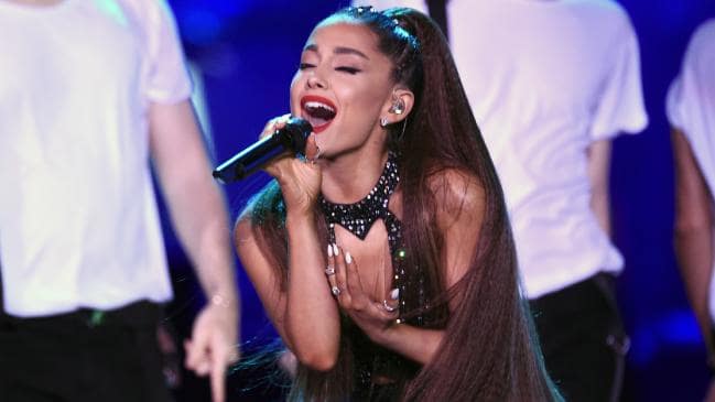 Ariana Grande’s new song name-drops Pete Davidson and Mac Miller. Picture: APSource:AP
