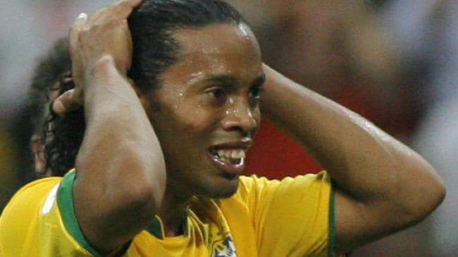 Ronaldinho owes lots and lots of money.Source:AP
