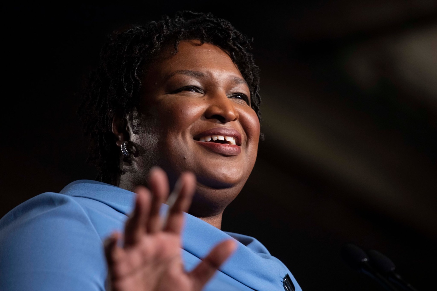 Stacey Abrams, the Democratic candidate for governor of Georgia, said she saw no legal path to overturn the results.CreditCreditRuth Fremson/The New York Times