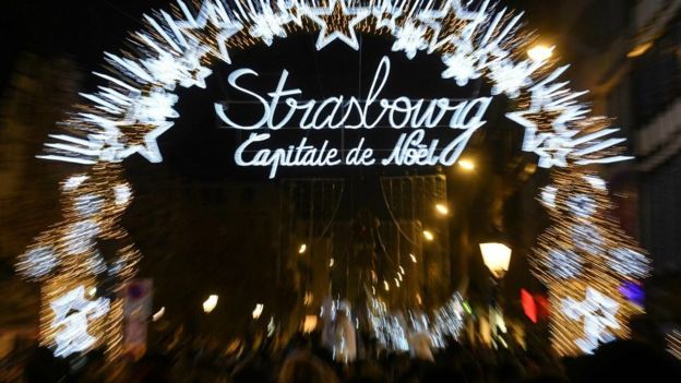 AFP / Shots rang out near a Christmas market in Strasbourg