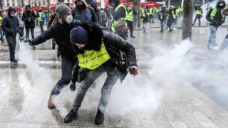 AFP / The French capital is experiencing its fifth Saturday of tear gas and clashes