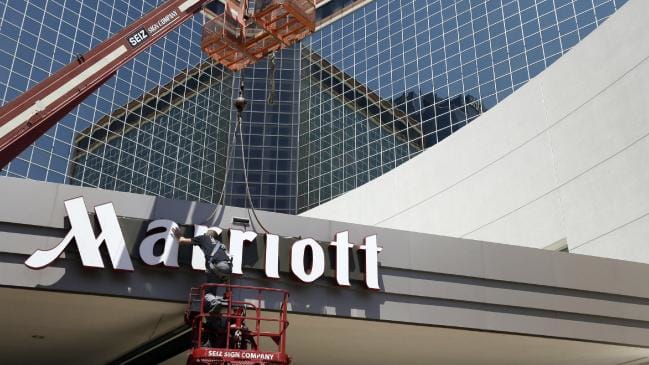 Massive data breach at Marriott’s hotels exposes private data of 500,000 guests. Picture: APSource:AP