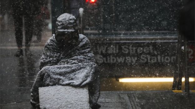 GETTY IMAGES / Snow and cold weather hits New York City