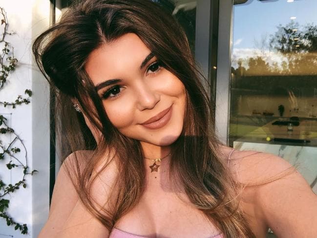 Olivia Jade, the eldest daughter of Lori Laughlin has been dropped by companies that advertises on her popular social media accounts. Picture: Instagram @oliviajade Olivia Jade, the eldest daughter of Lori Laughlin has been dropped by companies that 