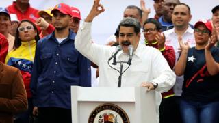 REUTERS / President Maduro told supporters to celebrate "anti-imperialism day"