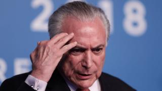 AFP / Michel Temer faces several accusations but has denied any wrongdoing