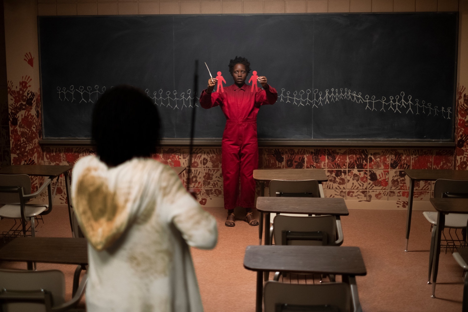 Lupita Nyong’o in a dual performance (as the villainous Red and her mirror image, Adelaide) in “Us.”CreditCreditClaudette Barius/Universal Pictures