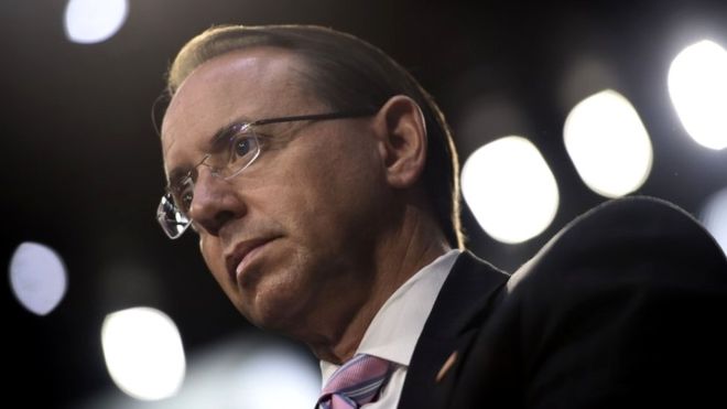 AFP / Rod Rosenstein: "We enforce the law without fear or favour"