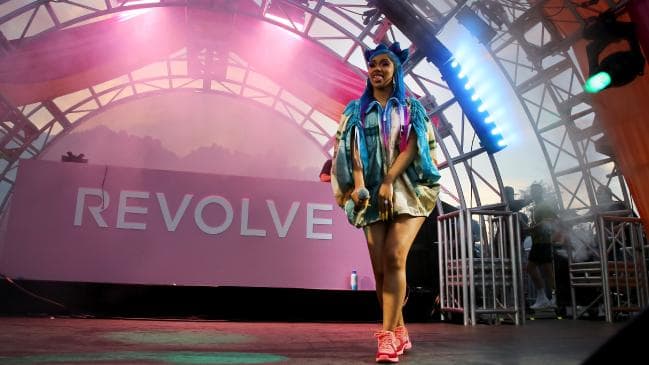 ‘Mini Coachella’. Cardi B performed at #REVOLVEfestival — one of the most talked-about parties in the desert. Picture: Rachel Murray/Getty Images for REVOLVESource:Getty Images