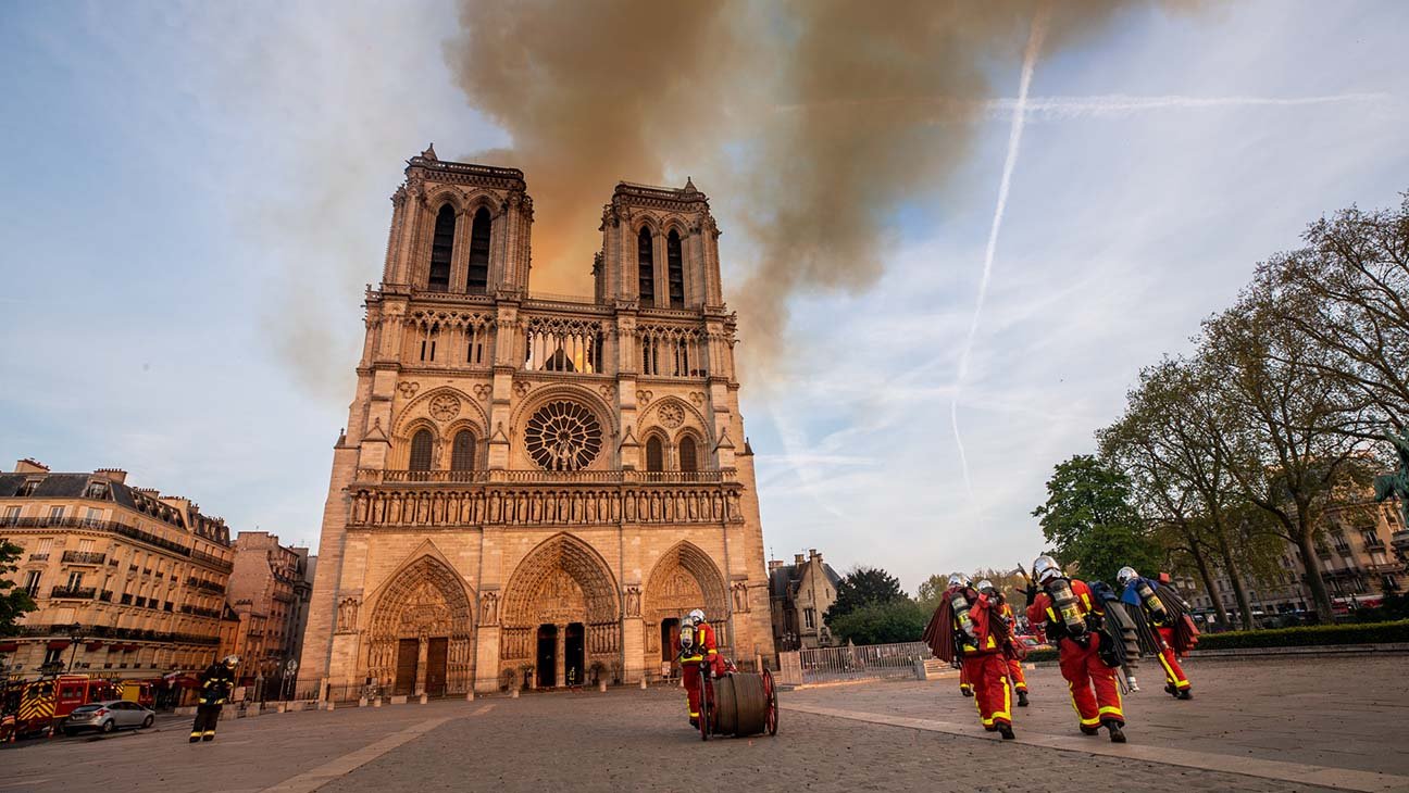 Benoît Moser/BSPP via Getty Images / Notre Dame