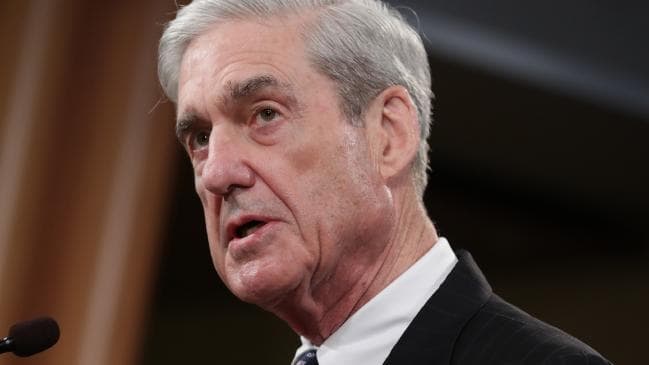 Special Counsel Robert Mueller makes a statement about the Russia investigation on May 29, 2019 at the Justice Department in Washington, DC. Pic: AFPSource:AFP