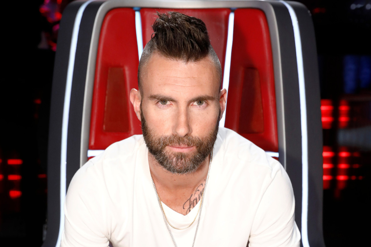 Adam Levine on "The Voice" NBC