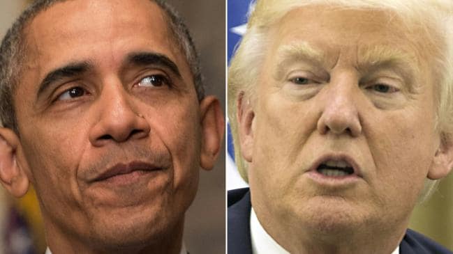 Donald Trump says the Obama Administration spied on his campaign. Picture: AFPSource:AFP