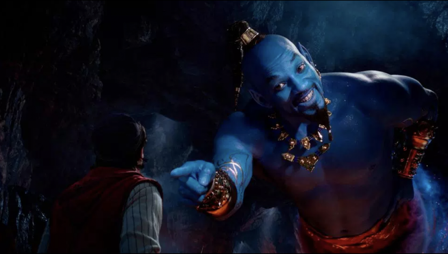 Will Smith stars as the Genie in Disney's live-action remake of Aladdin Credit: ALAMY